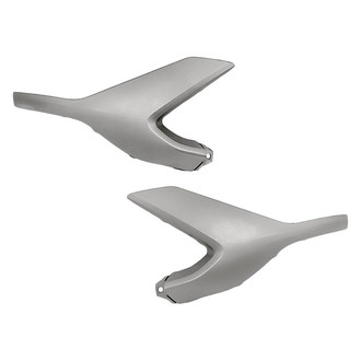 Replacement - Front Driver and Passenger Side Bumper Molding Set (Standard Line)