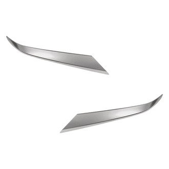 Replacement - Front Driver and Passenger Side Bumper Cover Molding Set (Standard Line)