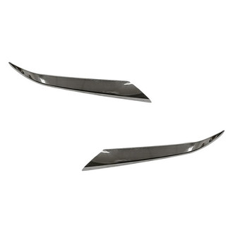 Replacement - Front Driver and Passenger Side Bumper Cover Molding Set (Standard Line)