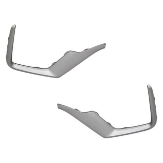 Replacement - Front Driver and Passenger Side Bumper Cover Molding Set (Standard Line)