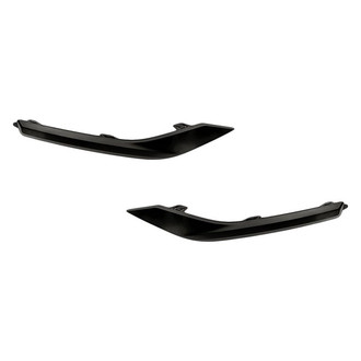 Replacement - Rear Driver and Passenger Side Bumper Cover Molding Set (Standard Line)