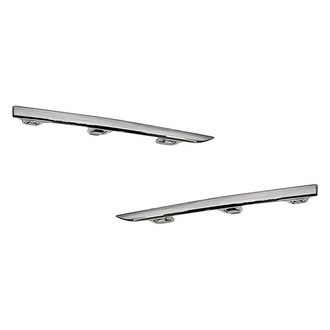 Replacement - Rear Driver and Passenger Side Bumper Cover Molding Set (Standard Line)
