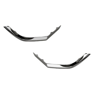 Replacement - Rear Driver and Passenger Side Bumper Cover Molding Set (Standard Line)