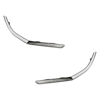 Replacement - Rear Driver and Passenger Side Bumper Cover Molding Set (Standard Line)