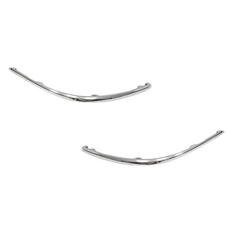 Replacement - Rear Driver and Passenger Side Bumper Cover Molding Set (CAPA Certified)