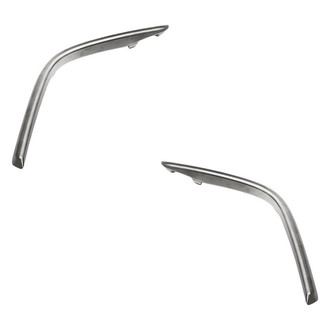 Replacement - Rear Driver and Passenger Side Bumper Cover Molding Set (Standard Line)