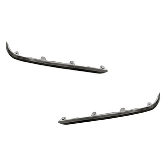 Replacement - Rear Driver and Passenger Side Bumper Cover Molding Set (Standard Line)