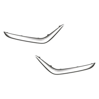 Replacement - Rear Lower Driver and Passenger Side Bumper Molding Set (Standard Line)