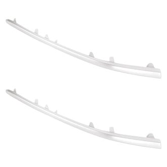 Replacement - Front Driver and Passenger Side Bumper Molding Set (Standard Line)