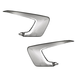 Replacement - Front Upper Driver and Passenger Side Bumper Cover Molding Set (Standard Line)