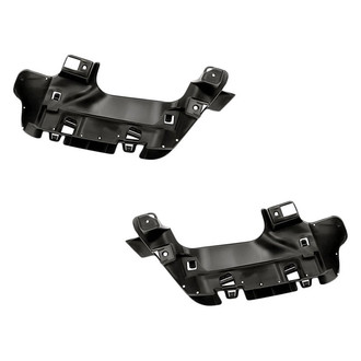 Replacement - Rear Driver and Passenger Side Bumper Exhaust Support Bracket Set (Standard Line)