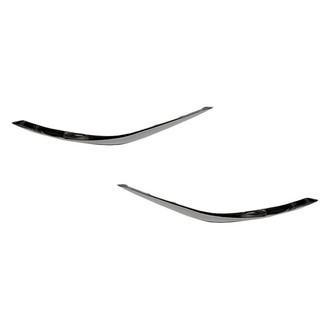 Replacement - Front Driver and Passenger Side Bumper Molding Set (Standard Line)