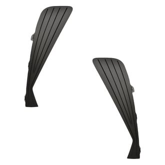 Replacement - Front Driver and Passenger Side Fog Light Cover Set (Standard Line)