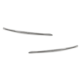 Replacement - Front Driver and Passenger Side Bumper Cover Molding Set (Standard Line)
