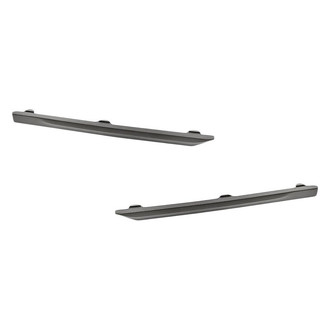 Replacement - Rear Outer Driver and Passenger Side Bumper Cover Molding Set (Standard Line)