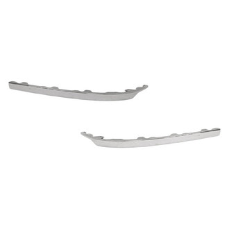 Replacement - Rear Driver and Passenger Side Bumper Cover Molding Set (Standard Line)