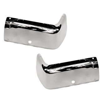 Replacement - Rear Driver and Passenger Side Bumper End Set (Standard Line)