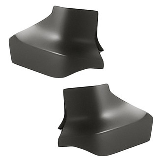 Replacement - Rear Driver and Passenger Side Bumper End Set (CAPA Certified)