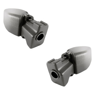 Replacement - Front Driver and Passenger Side Bumper End Set (Standard Line)