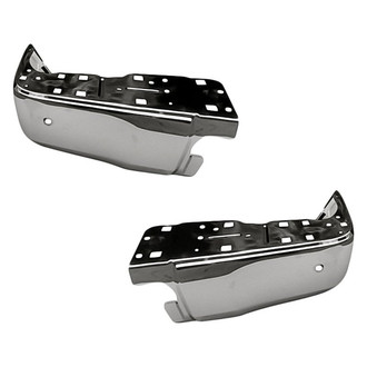 Replacement - Rear Driver and Passenger Side Bumper End Set (CAPA Certified)