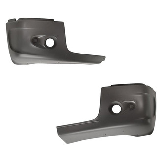 Replacement - Front Driver and Passenger Side Bumper End Set (Standard Line)