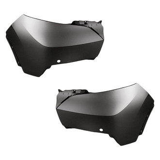 Replacement - Front Driver and Passenger Side Bumper Cover Set (CAPA Certified)