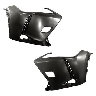 Replacement - Front Driver and Passenger Side Bumper Cover Set (Standard Line)