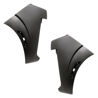 Replacement - Front Upper Driver and Passenger Side Bumper Extension Set (Standard Line)