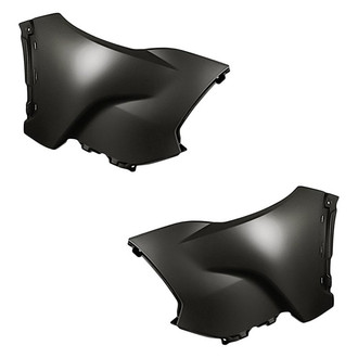 Replacement - Front Driver and Passenger Side Bumper Cover Set (Standard Line)