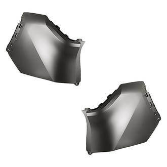 Replacement - Rear Driver and Passenger Side Bumper Cover Set (CAPA Certified)