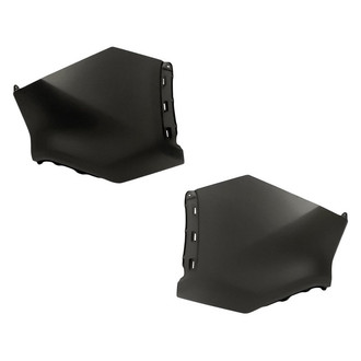 Replacement - Rear Driver and Passenger Side Bumper Cover Set (Standard Line)