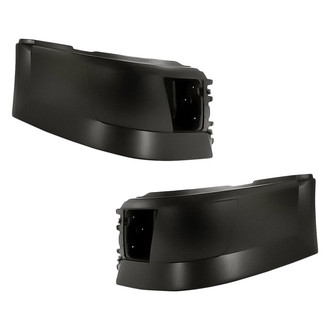Replacement - Front Driver and Passenger Side Bumper End Set (Standard Line)