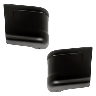 Replacement - Front Driver and Passenger Side Bumper End Set (Standard Line)