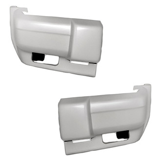 Replacement - Front Driver and Passenger Side Bumper End Set (Standard Line)