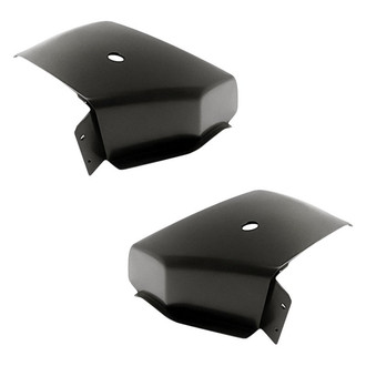 Replacement - Rear Driver and Passenger Side Bumper End Cover Set (Standard Line)