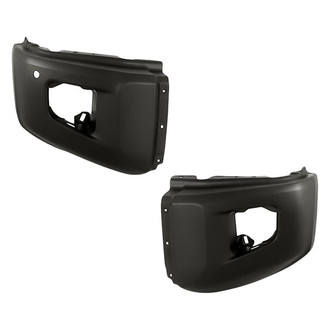 Replacement - Front Driver and Passenger Side Bumper End Set (Standard Line)