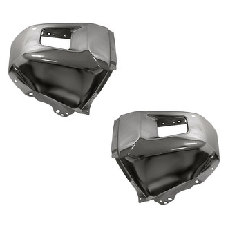 Replacement - Front Driver and Passenger Side Bumper End Set (CAPA Certified)