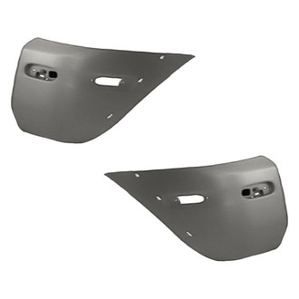 Replacement - Rear Driver and Passenger Side Bumper End Set (Standard Line)