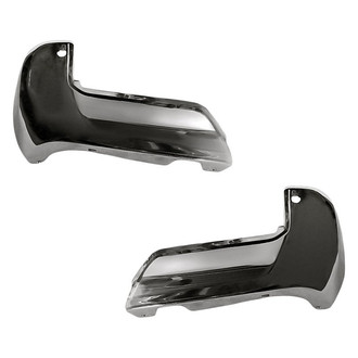 Replacement - Rear Outer Driver and Passenger Side Bumper End Set (CAPA Certified)