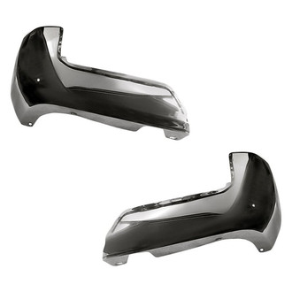 Replacement - Rear Outer Driver and Passenger Side Bumper End Set (Standard Line)
