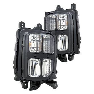 Replacement - Driver and Passenger Side Turn Signal/Corner Light Set (Standard Line)