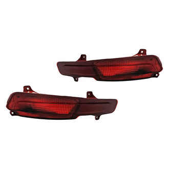 Replacement - Rear Driver and Passenger Side Bumper Reflector Set (Standard Line)