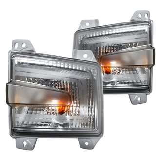 Replacement - Driver and Passenger Side Turn Signal Light Set (CAPA Certified)