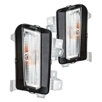 Replacement - Driver and Passenger Side Turn Signal/Parking Light Set (CAPA Certified)