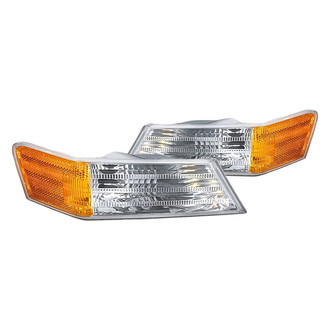 Replacement - Driver and Passenger Side Turn Signal/Parking Light Set (CAPA Certified)
