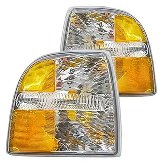 Replacement - Driver and Passenger Side Turn Signal/Corner Light Set (Standard Line)