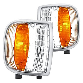 Replacement - Driver and Passenger Side Turn Signal/Corner Light Set (Standard Line)