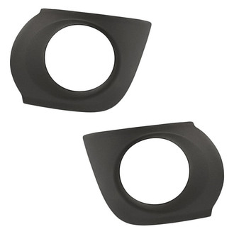 Replacement - Front Driver and Passenger Side Fog Light Bezel Set (Standard Line)