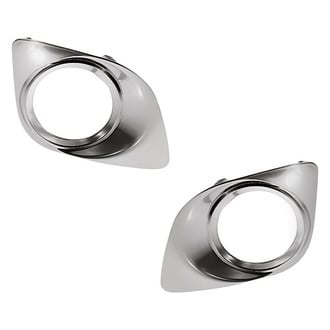 Replacement - Front Driver and Passenger Side Fog Light Bezel Set (Standard Line)