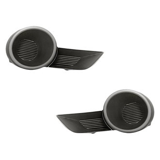 Replacement - Front Driver and Passenger Side Fog Light Cover Set (Standard Line)